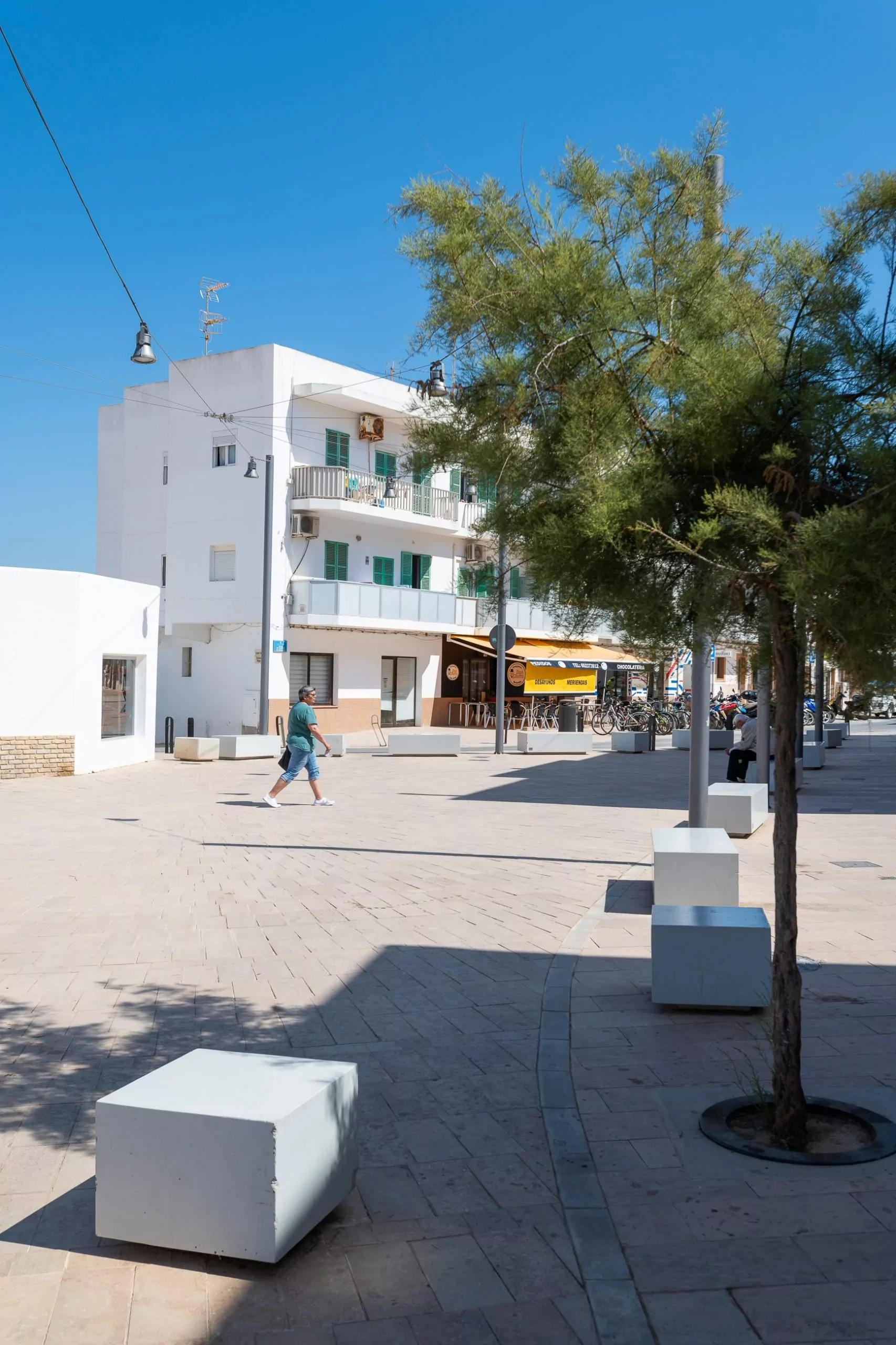 New public space in Sant Ferran, Formentera